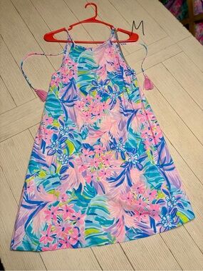 Lilly Pulitzer It Was All a Dream - Pink Blue Green Floral Shift Dress